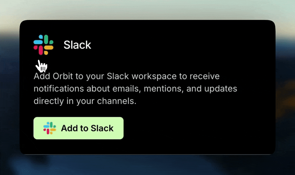 Add Orbit workflow visualization